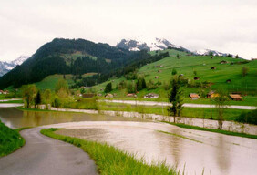 Hochwasser der Simme im Mai 1999 (3), Bild: PLANAT 1999